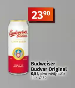 COOP TIP Budweiser Budvar Original nabídka