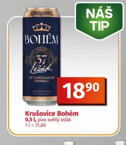 COOP TIP Krušovice Bohém nabídka