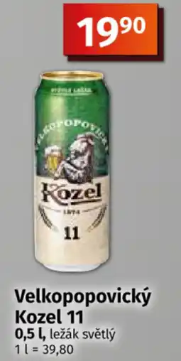 COOP TIP Velkopopovický Kozel 11 nabídka