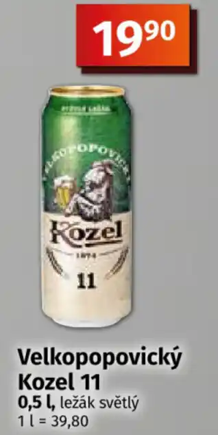 COOP TIP Velkopopovický Kozel 11 nabídka