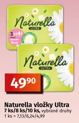COOP TIP Naturella vložky Ultra nabídka