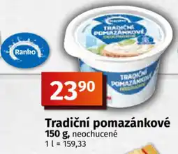 COOP TIP Ranko Tradiční pomazánkové nabídka
