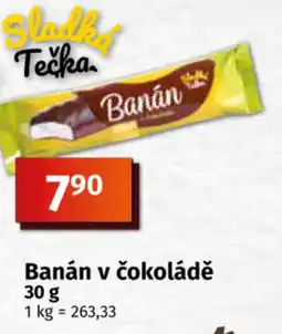 COOP TIP Banán v čokoládě nabídka