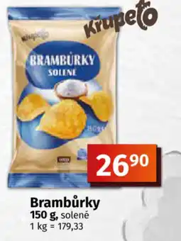 COOP TIP Krupeto Brambůrky nabídka