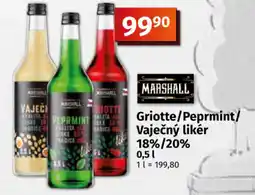 COOP TIP MARSHALL Griotte/Peprmint/ Vaječný likér 18%/20% nabídka