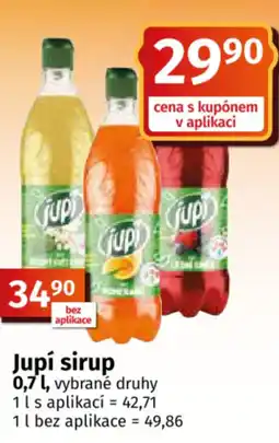 COOP TIP Jupí sirup nabídka