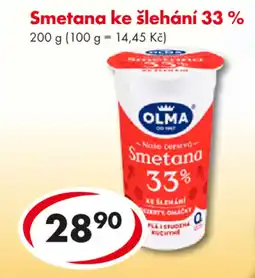 CBA OLMA Smetana ke šlehání 33 % nabídka