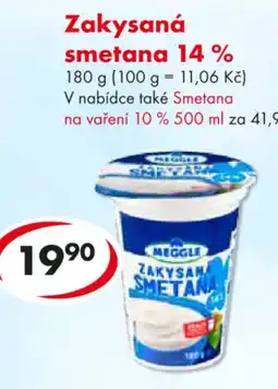 CBA MEGGLE Zakysaná smetana 14 % nabídka