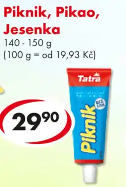 CBA Piknik, Pikao, Jesenka nabídka