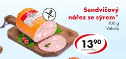 CBA Sendvičový nářez se sýrem nabídka