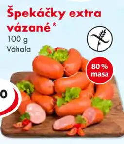 CBA Špekáčky extra vázané nabídka