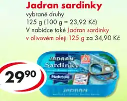 CBA Jadran sardinky nabídka