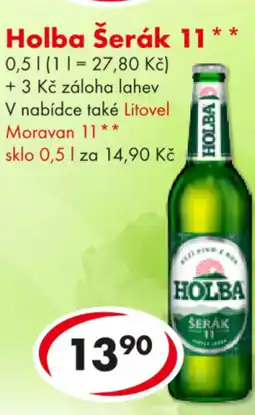 CBA Holba Šerák 11 nabídka