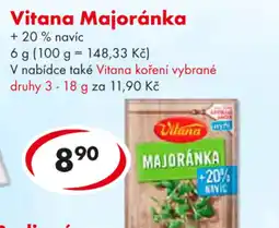 CBA Vitana Majoránka nabídka
