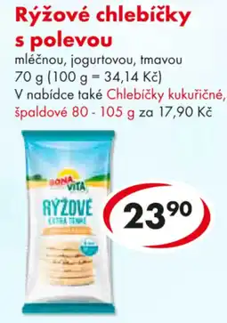 CBA Rýžové chlebíčky s polevou nabídka