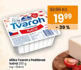 Milko Tvaroh z Poděbrad tučný