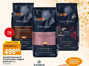 Davidoff Espresso 57, Crema Intense, Original Brazil zrno