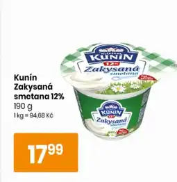 TEMPO Kunín Zakysaná smetana 12% nabídka
