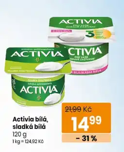 TEMPO Activia bílá, sladká bílá nabídka