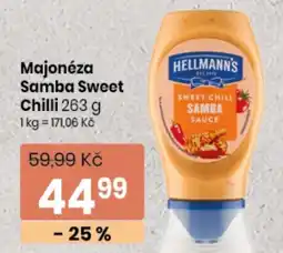 TEMPO Majonéza Samba Sweet Chilli nabídka