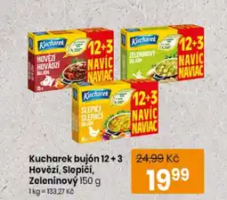TEMPO Kucharek bujón 12+3 Hovězí, Slepičí, Zeleninový nabídka