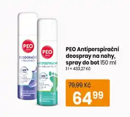 TEMPO PEO Antiperspirační deospray na nohy, spray do bot nabídka
