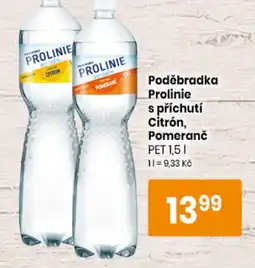 TEMPO Poděbradka Prolinie s příchutí Citrón, Pomeranč nabídka