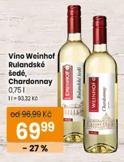 TEMPO Víno Weinhof Rulandské šedé, Chardonnay nabídka