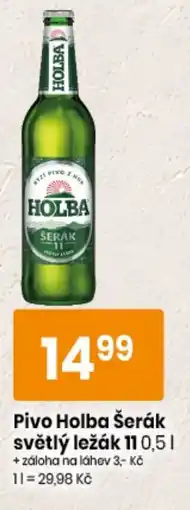TEMPO Pivo Holba šerák světlý ležák 11 nabídka