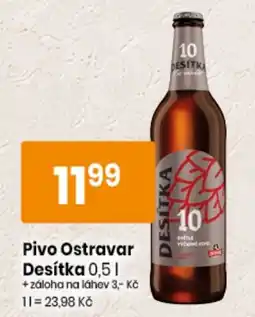 TEMPO Pivo Ostravar Desítka nabídka