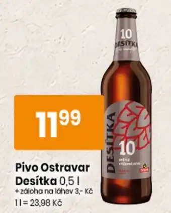 TEMPO Pivo Ostravar Desítka nabídka