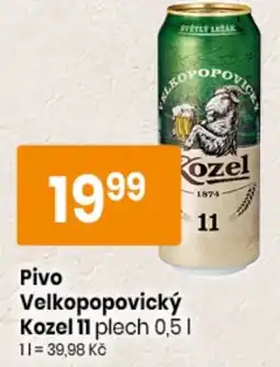 TEMPO Pivo Velkopopovický Kozel 11 nabídka