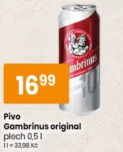 TEMPO Pivo Gambrinus original nabídka