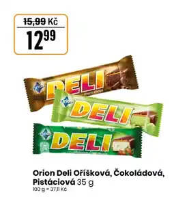 TEMPO Orion Deli Oříšková, Čokoládová, Pistáciová nabídka