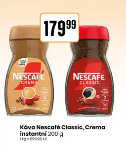 TEMPO Káva Nescafé Classic, Crema instantní nabídka