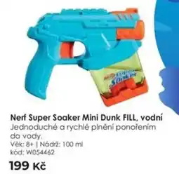 Wiky Nerf Super Soaker Mini Dunk FILL, vodní nabídka