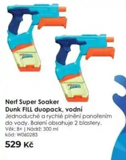 Wiky Nerf Super Soaker Dunk FILL duopack, vodní nabídka