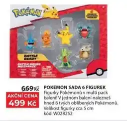Wiky Pokemon sada 6 figurek nabídka