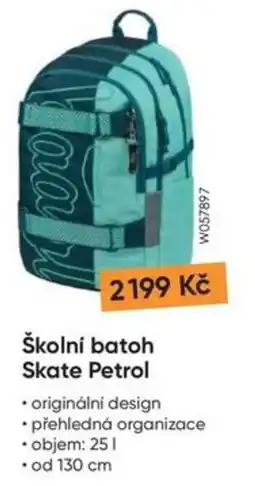 Wiky Školní batoh Skate Petrol nabídka