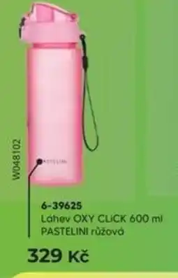 Wiky Láhev OXY CLICK PASTELINI ruzova nabídka