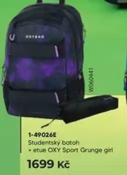 Wiky Studentský batoh + etue OXY Sport Grunge girl nabídka