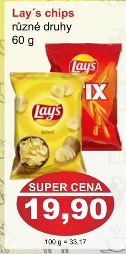 PLUS JIP Lay's chips nabídka