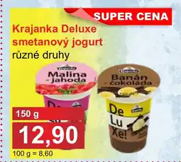 PLUS JIP Krajanka Deluxe smetanový jogurt nabídka