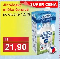 PLUS JIP MADETA Jihočeské mléko čerstvé nabídka