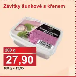 PLUS JIP Závitky šunkové s křenem nabídka
