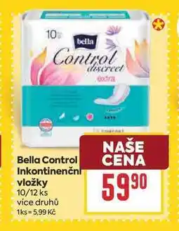 Billa Bella Control Inkontinenčni vložky 10/12 ks nabídka