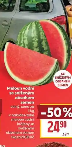 Billa Meloun vodní se sníženým obsahem semen volný, cena za nabídka