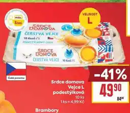 Billa Srdce domova Vejce L podestýlková Brambory 10 ks nabídka