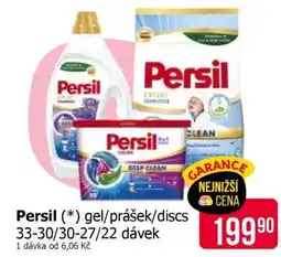 Teta Persil gel/prášek/discs nabídka