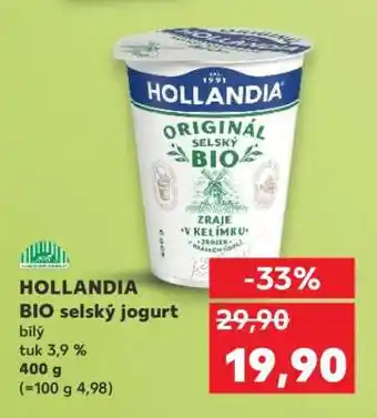 Kaufland Hollandia BIO SELSKÝ JOGURT nabídka